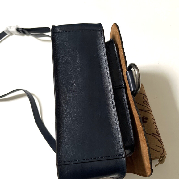 NWT Original PATRICIA NASH Ilina Flap Crossbody Bag Tooled Leather Lapis Blue - Picture 6 of 10